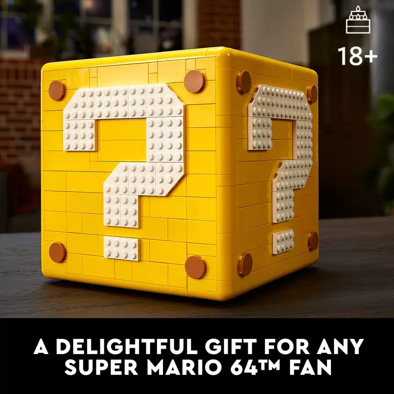 - 71395 SUPER MARIO 64 QUESTION MARK BLOCK