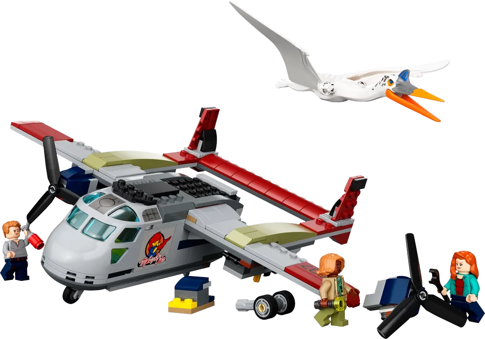 - JURASSIC WORLD QUETZALCOATLUS PLANE AMBUSH 76947 BUILDING KIT
