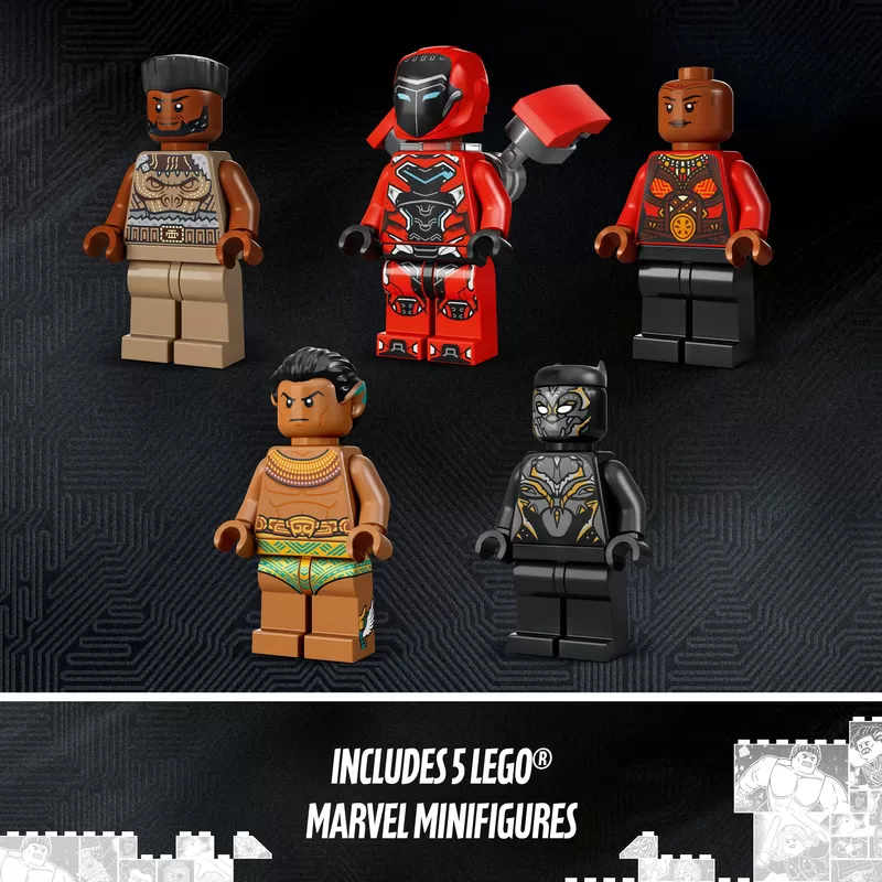 - 76214 SUPER HEROES BLANK PANTHER WAR ON THE WATER