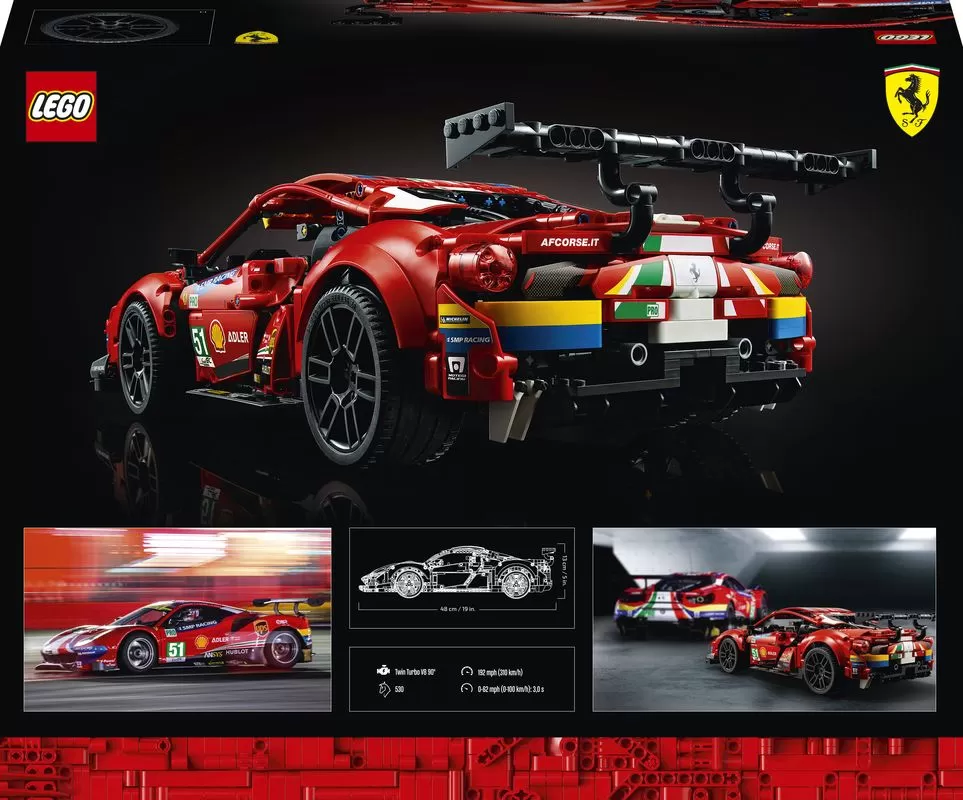 - 42125 TECHNIC FERRARI 488 GTE - AF CORSE #51