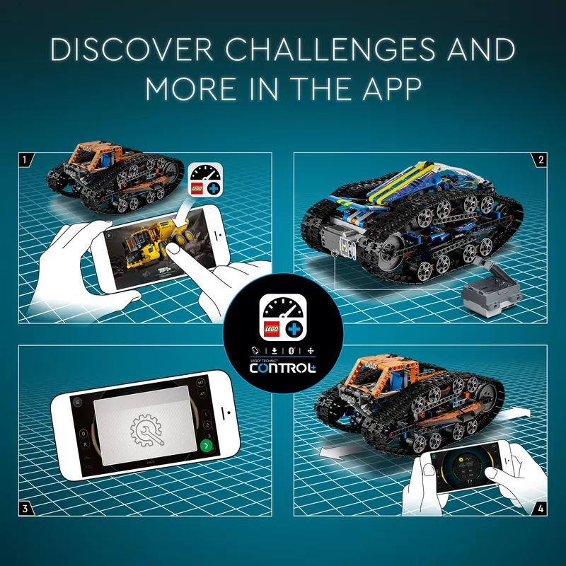 - 42140 TECHNIC APP-CONTROLLED TRANSFORMATION VEHICLE