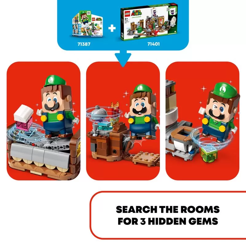 - 71401 SUPER MARIO LUIGIS MANSION HAUNT-AND-SEEK EXPANSION SET