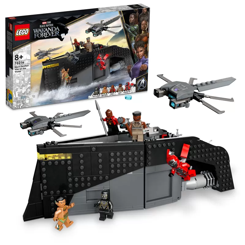 - 76214 SUPER HEROES BLANK PANTHER WAR ON THE WATER