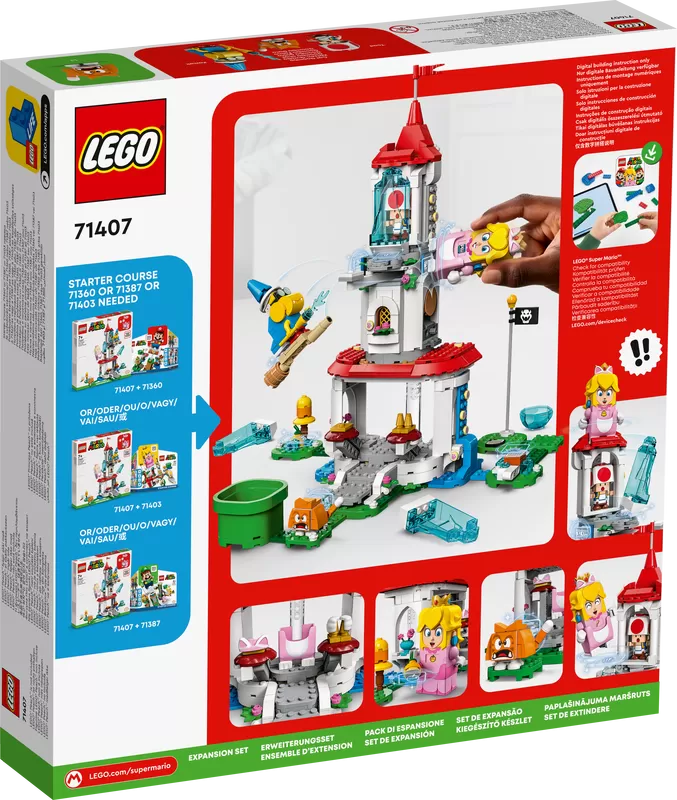 - 71407 SUPER MARIO CAT PEACH SUIT AND FROZEN TOWER EXPANSION SET