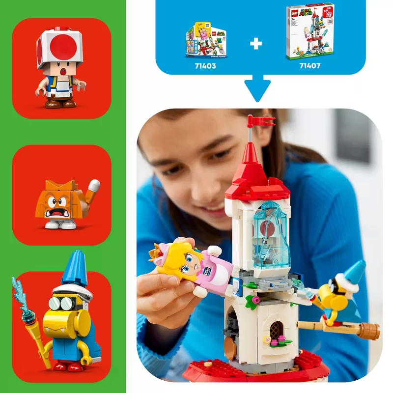 - 71407 SUPER MARIO CAT PEACH SUIT AND FROZEN TOWER EXPANSION SET