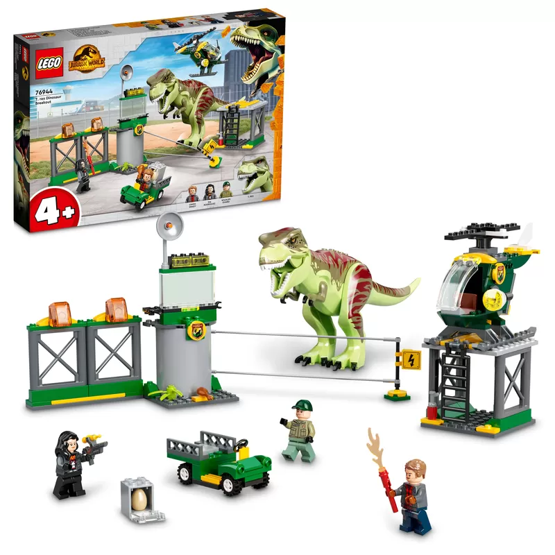 - 76944 JURASSIC WORLD T.REX DINOSAUR BREAKOUT