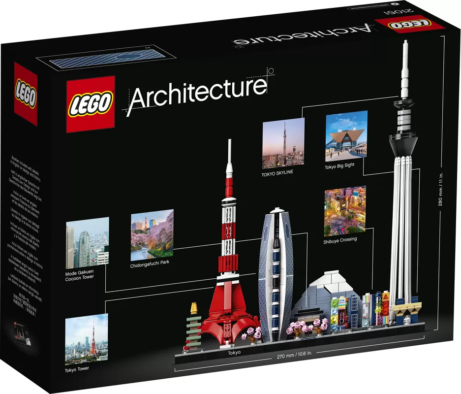 - ARCHITECTURE SKYLINES: TOKYO 21051 BUILDING KIT