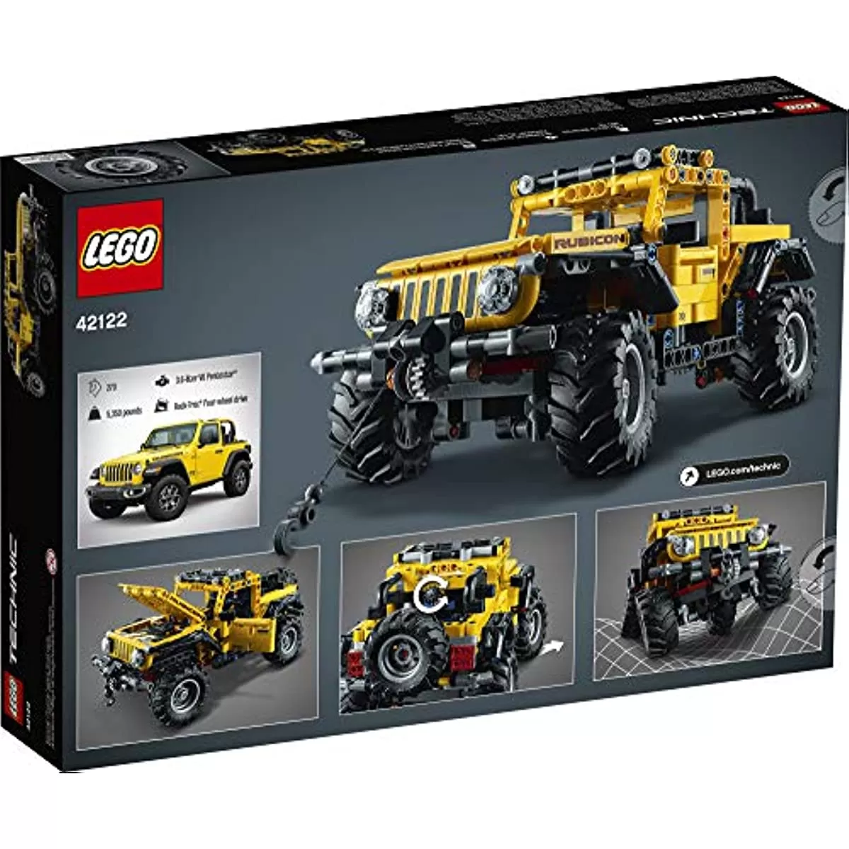 - Technic Jeep Wrangler 42122 Building Toy Set for Kids, Boys, and Girls Ages 9+ (665 Pieces)