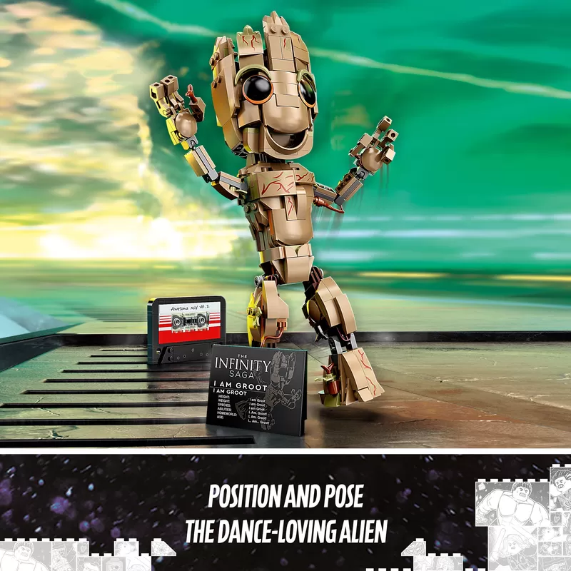 - 76217 SUPER HEROES MARVEL I AM GROOT