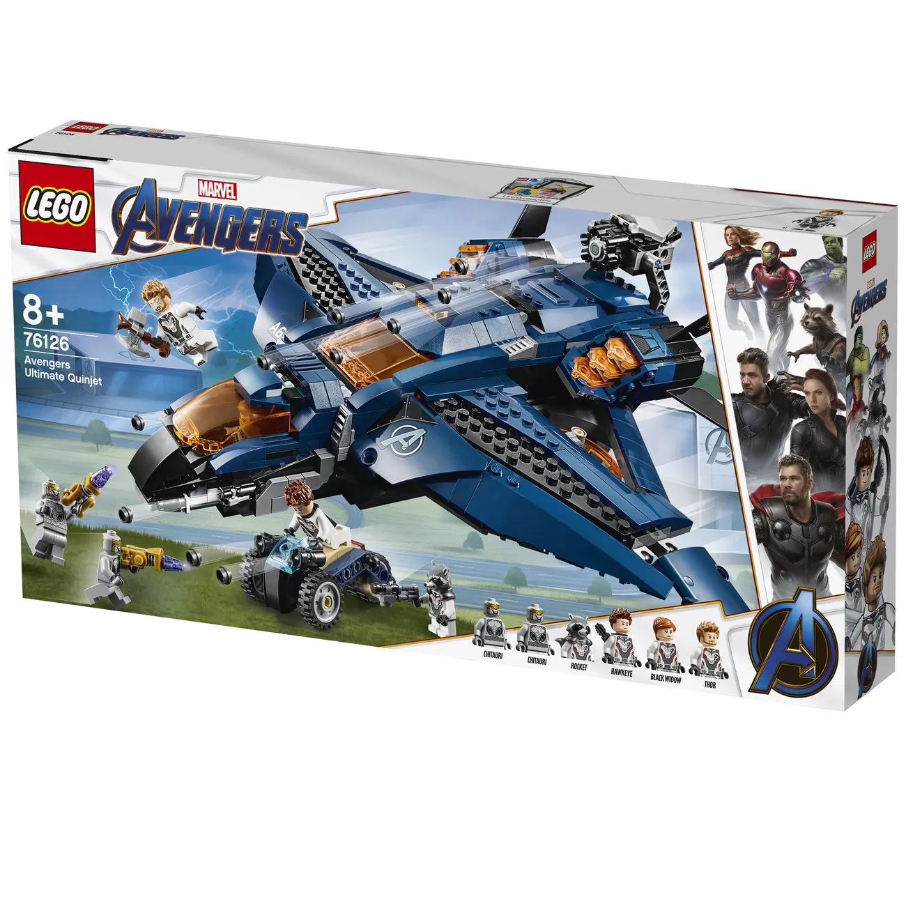 - 76126 MARVEL SUPER HEROES AVENGERS ULTIMATE QUINJET