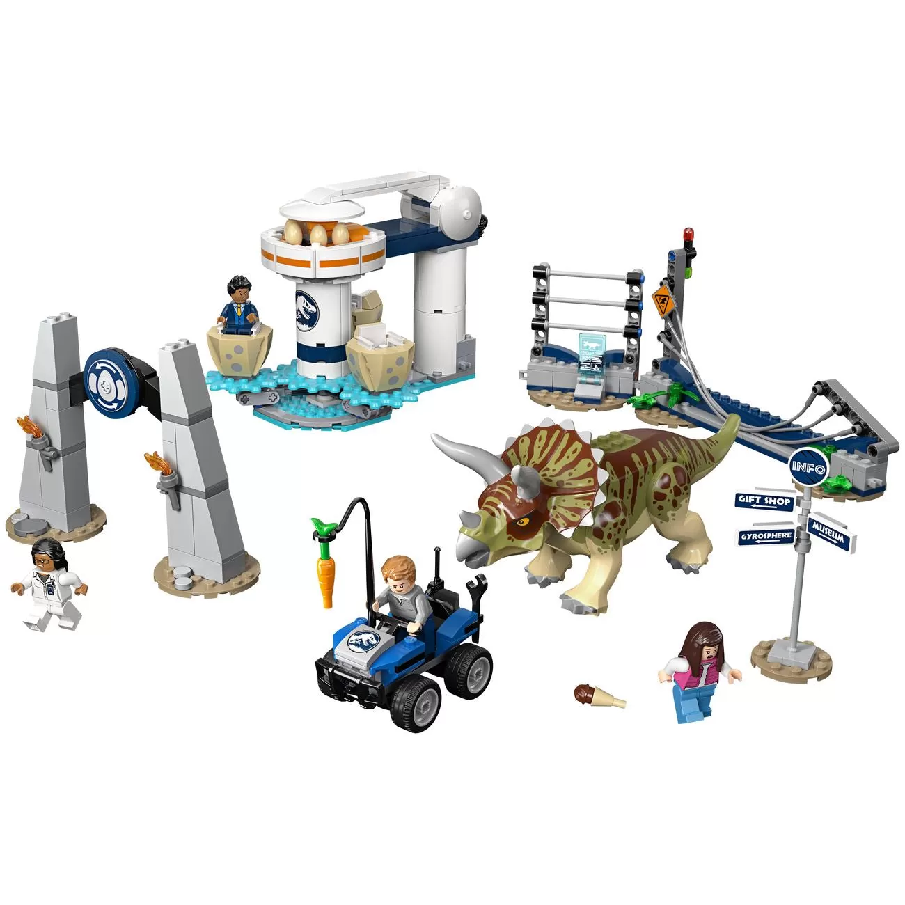 - 75937 JURASSIC WORLD TRICERATOPS RAMPAGE