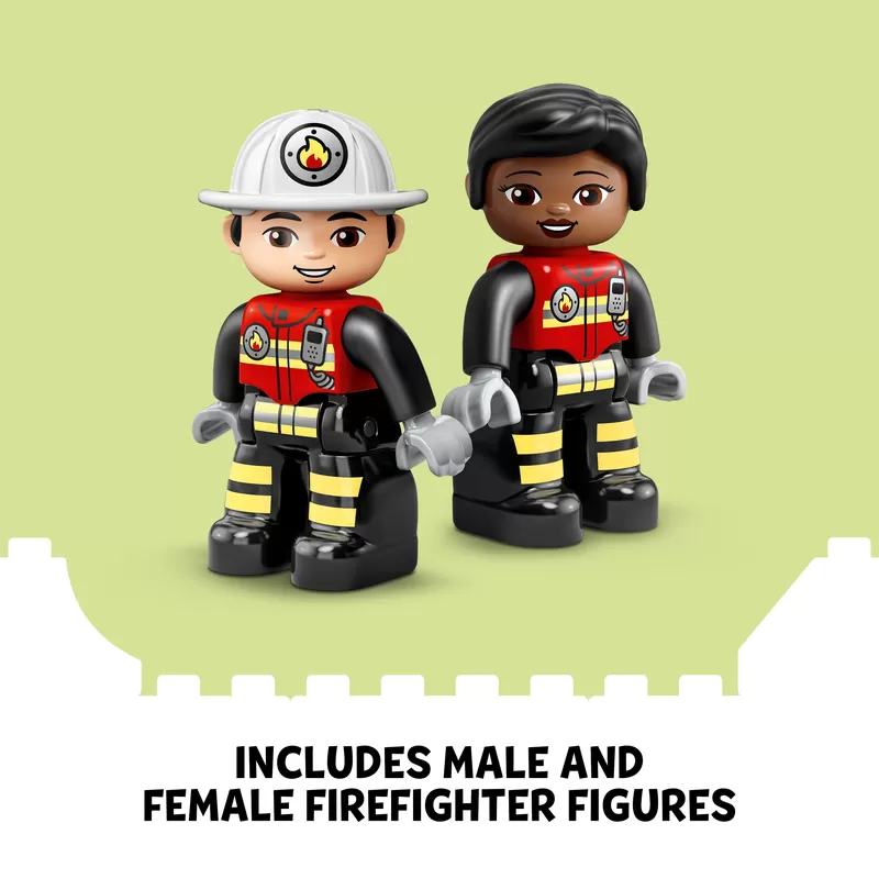- DUPLO RESCUE FIRE STATION & HELICOPTER 10970 BUILDING TOY