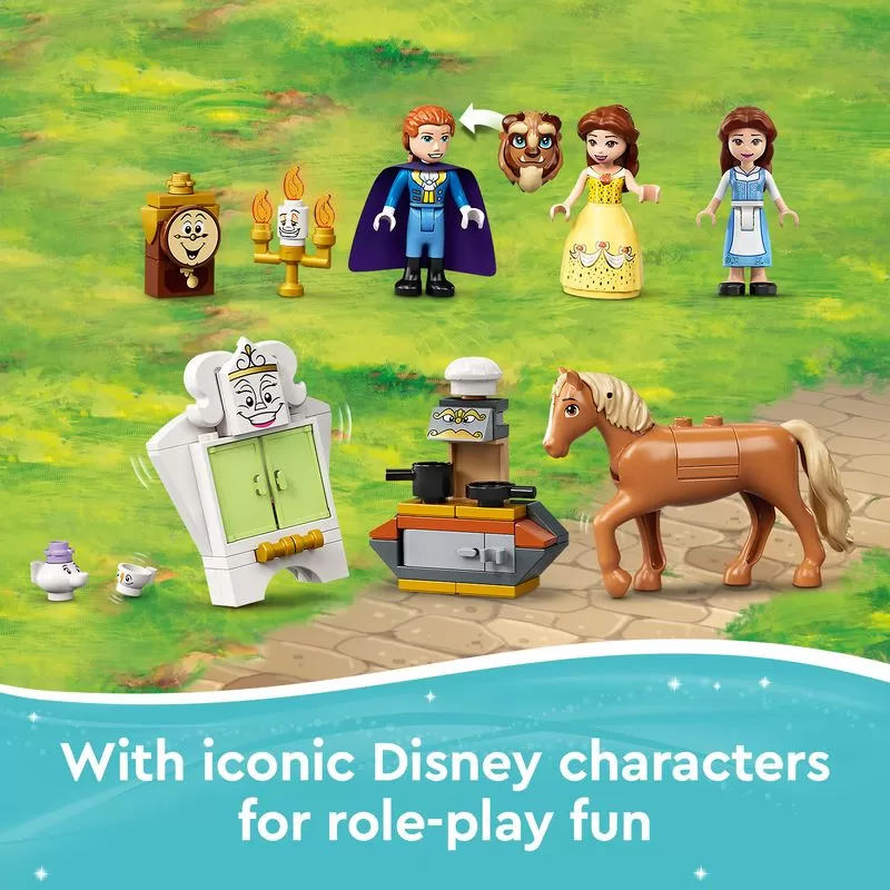 - 43196 - PRINCESS BELLE AND BEAST'S CASTLE
