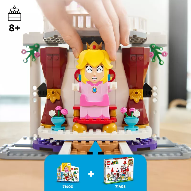 - 71408 SUPER MARIO PEACH'S CASTLE EXPANSION SET