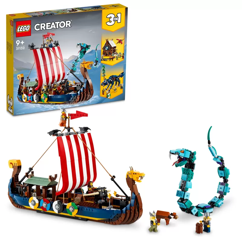 - 31132 CREATOR VIKING SHIP AND THE MIDGARD SERPENT