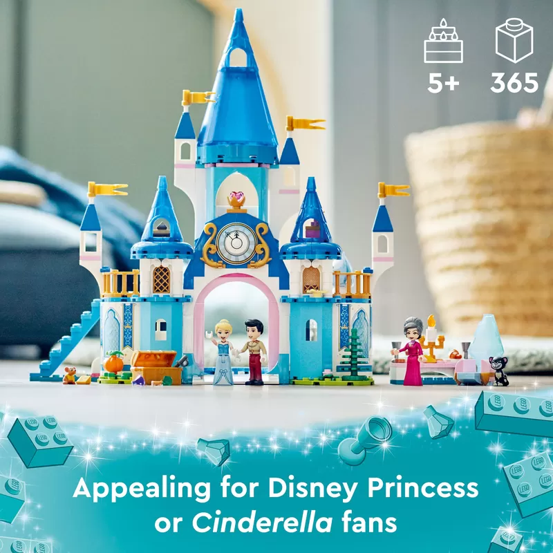 43206 - CINDERELLA AND PRINCE CHARMING’S CASTLE BUILDING KIT