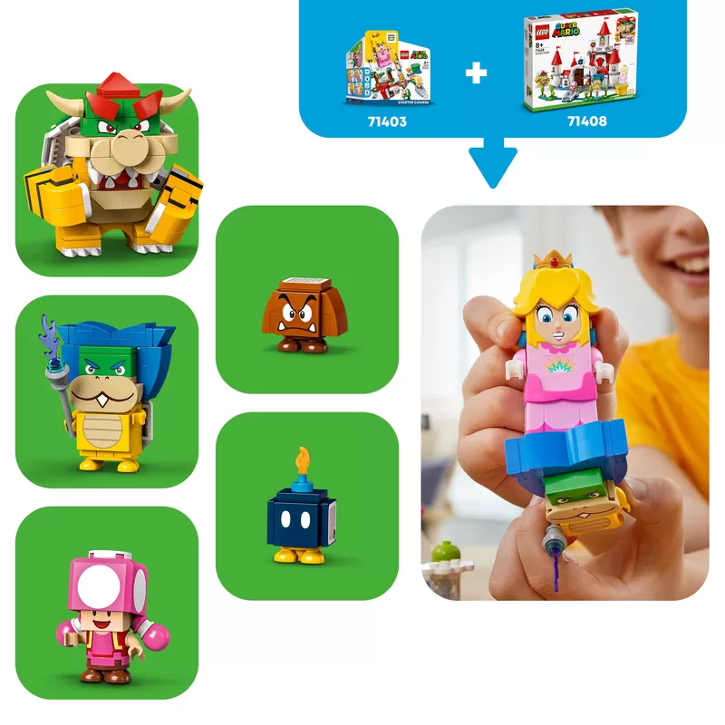 - 71408 SUPER MARIO PEACH'S CASTLE EXPANSION SET