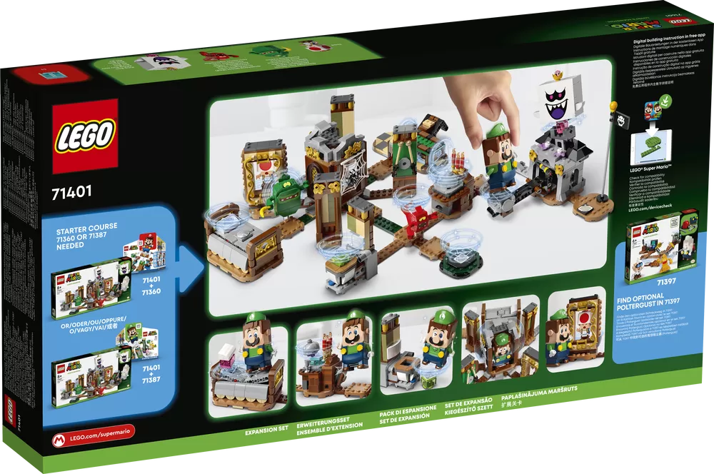 - 71401 SUPER MARIO LUIGIS MANSION HAUNT-AND-SEEK EXPANSION SET