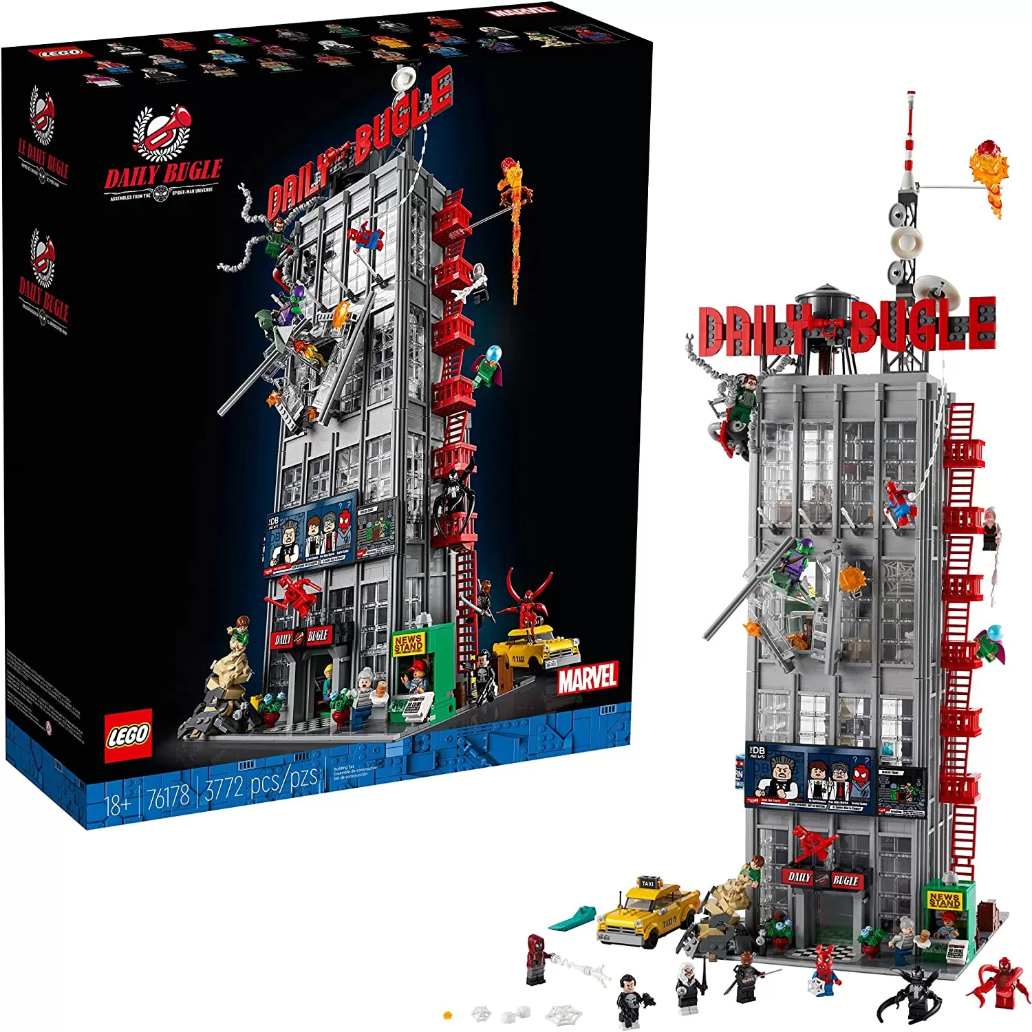 - Marvel Super Heroes Daily Bugle 76178 Building Set for Adults (3772 Pieces)