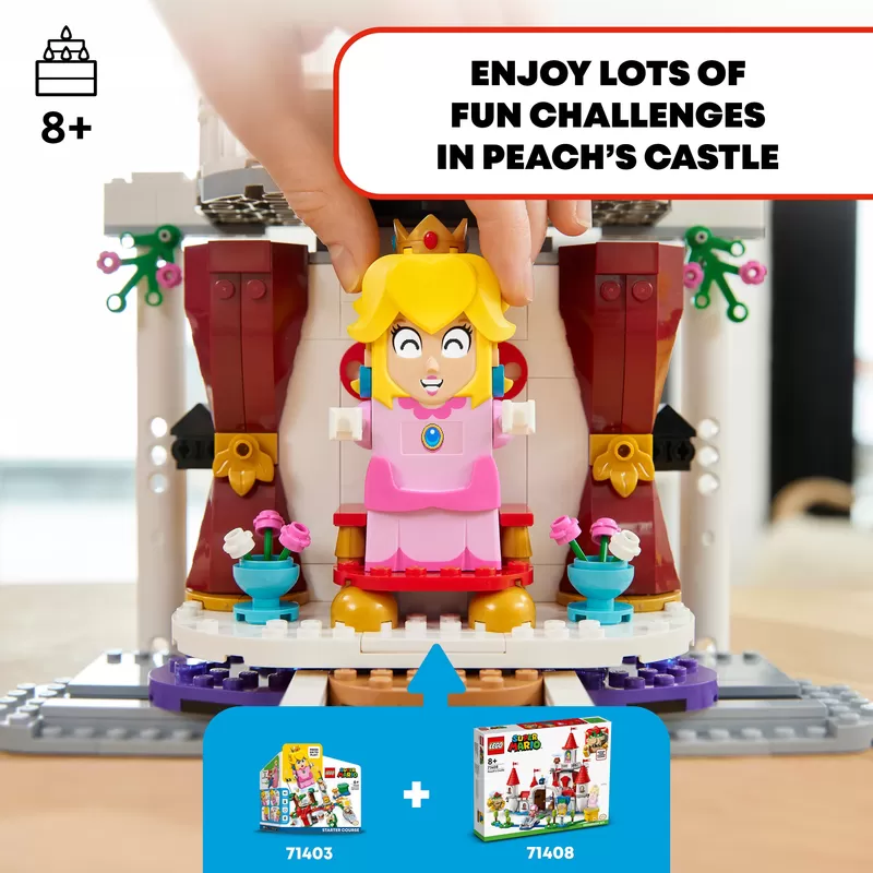 - 71408 SUPER MARIO PEACH'S CASTLE EXPANSION SET