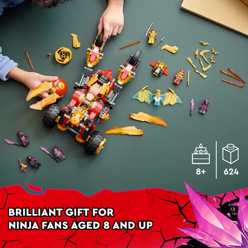 - 71773 NINJAGO KAI'S GOLDEN DRAGON RAIDER