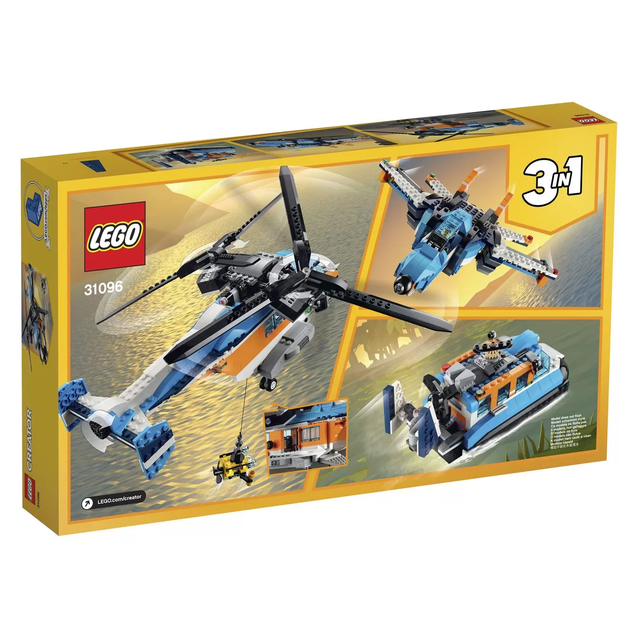 - 31096 CREATOR TWIN ROTOR HELICOPTER