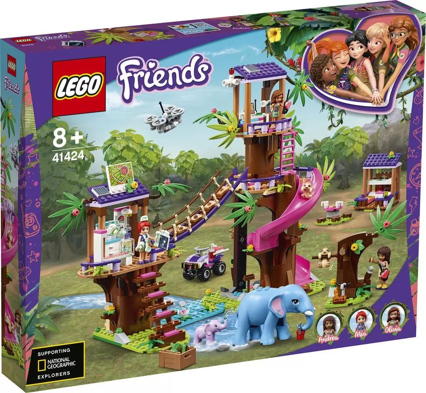 - 41424 FRIENDS JUNGLE RESCUE BASE