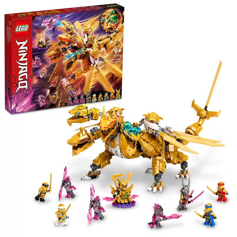 - 71774 NINJAGO LLOYD'S GOLDEN ULTRA DRAGON