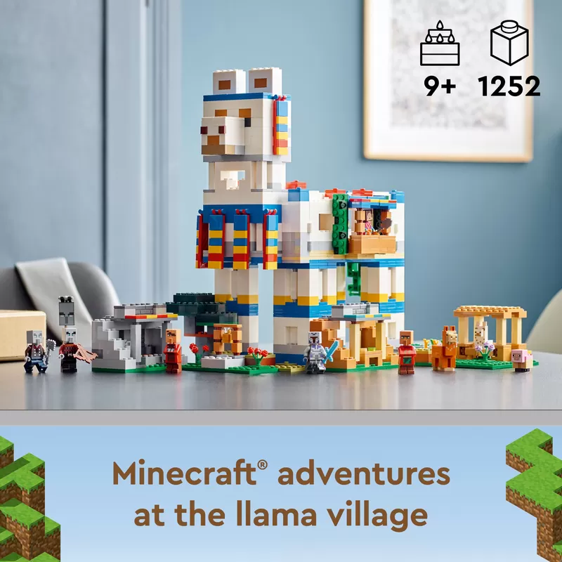 - 21188 MINECRAFT THE LLAMA VILLAGE