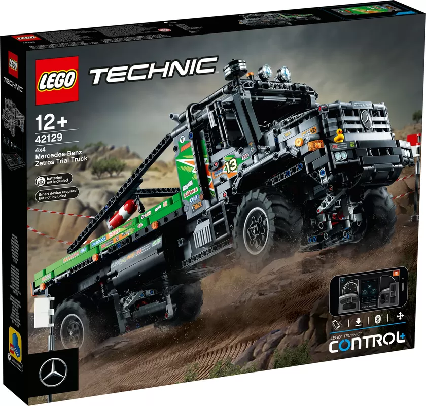 - TECHNIC APP-CONTROLLED 4X4 MERCEDES-BENZ ZETROS TRIAL TRUCK 42129