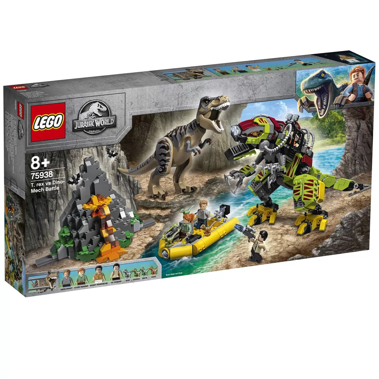 - 75938 JURASSIC WORLD T REX VS DINO-MECH BATTLE