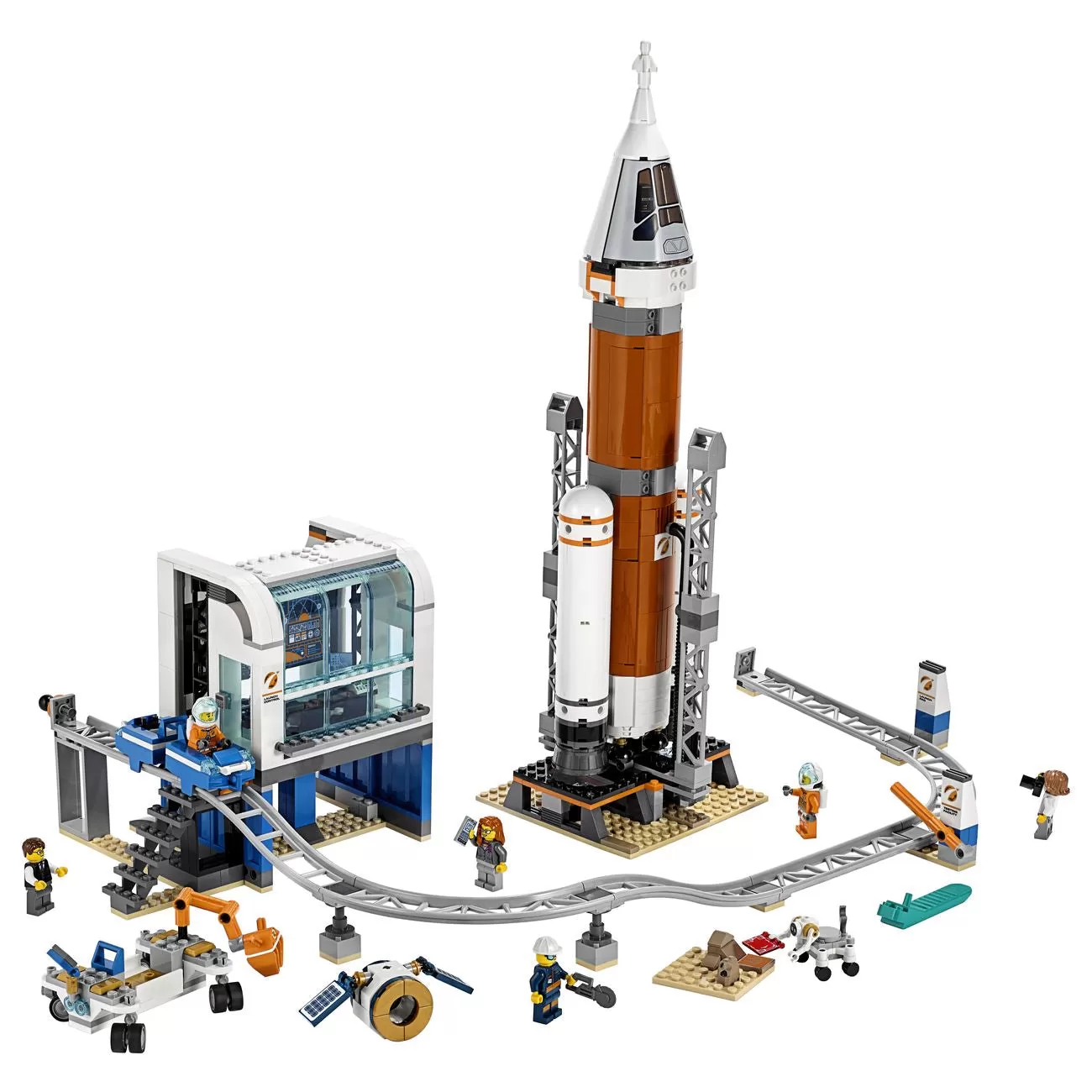 - 60228 CITY DEEP SPACE ROCKET AND LAUNCH CONTROL