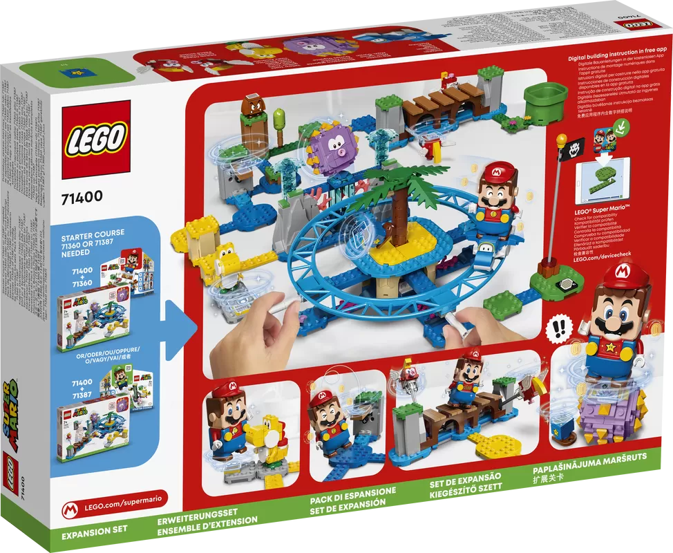 - 71400 SUPER MARIO BIG URCHIN BEACH RIDE EXPANSION SET