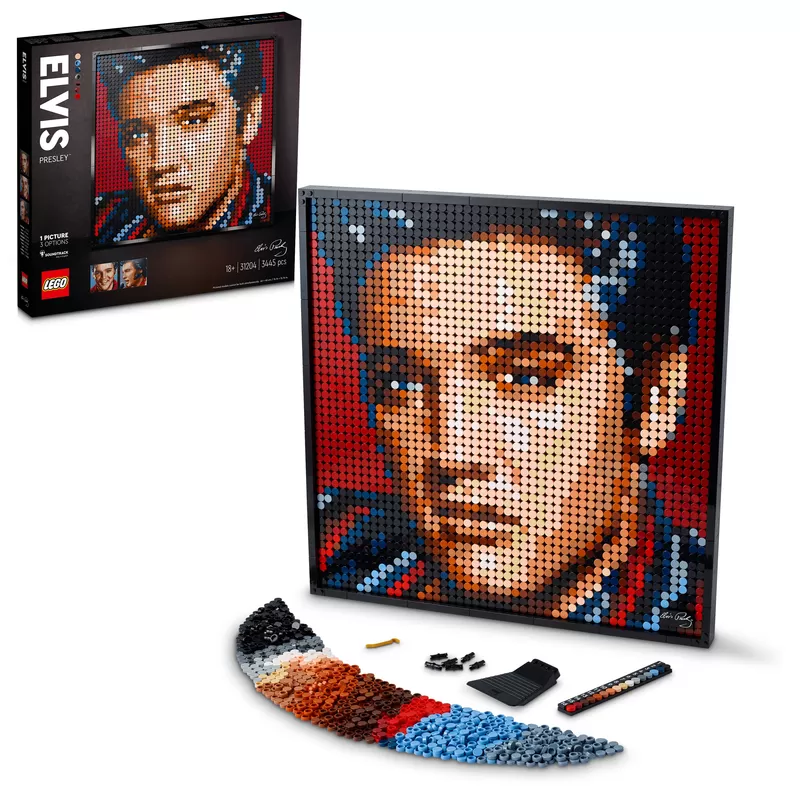 - ART ELVIS PRESLEY THE KING 31204 BUILDING KIT