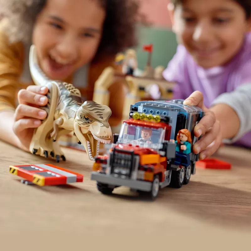 - JURASSIC WORLD T. REX & ATROCIRAPTOR DINOSAUR BREAKOUT 76948