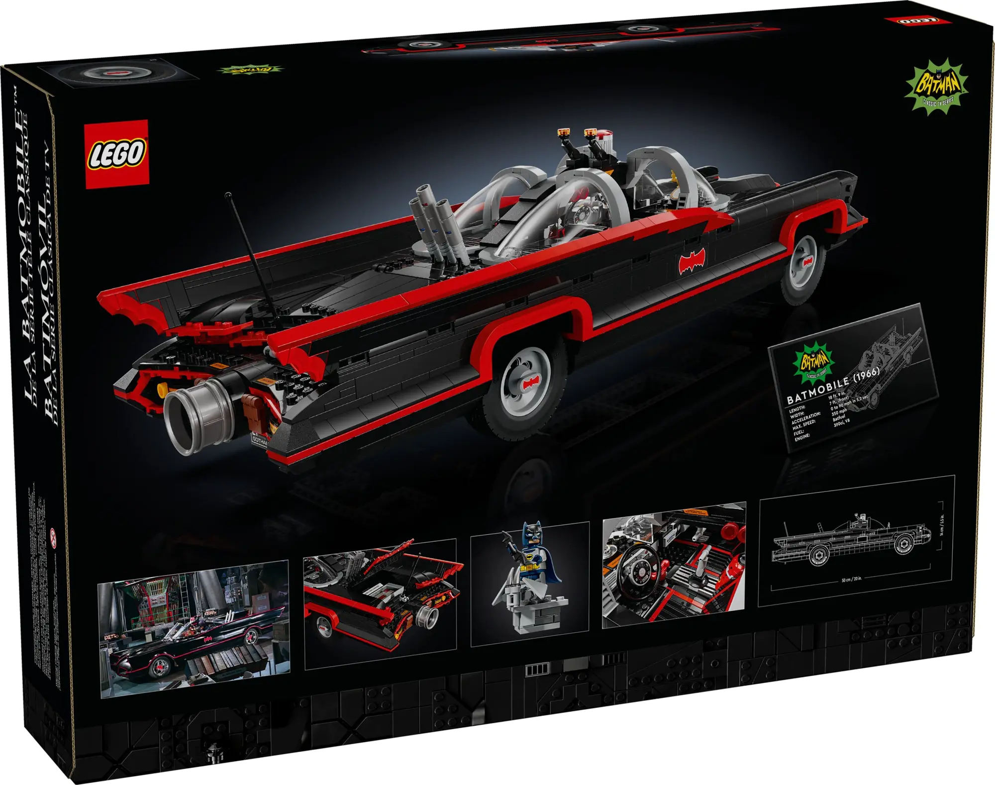 Batman: The Classic TV Series Batmobile 76328