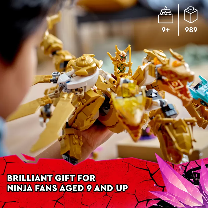 - 71774 NINJAGO LLOYD'S GOLDEN ULTRA DRAGON