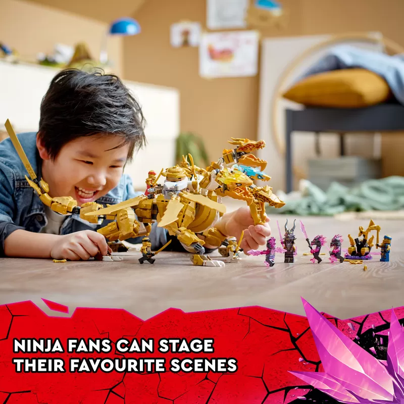 - 71774 NINJAGO LLOYD'S GOLDEN ULTRA DRAGON