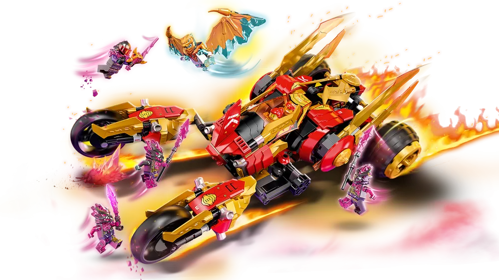 - 71773 NINJAGO KAI'S GOLDEN DRAGON RAIDER