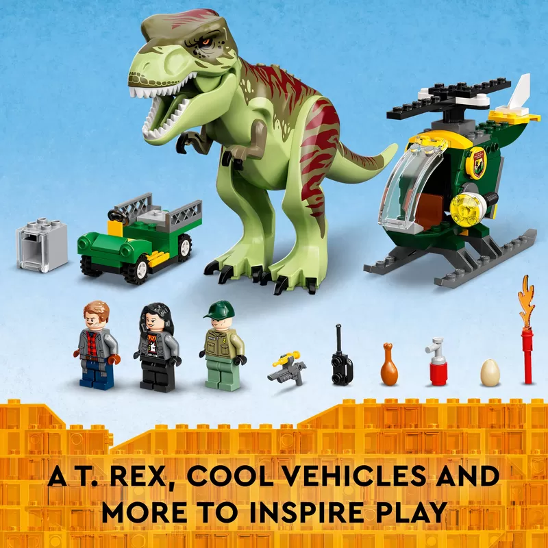 - 76944 JURASSIC WORLD T.REX DINOSAUR BREAKOUT