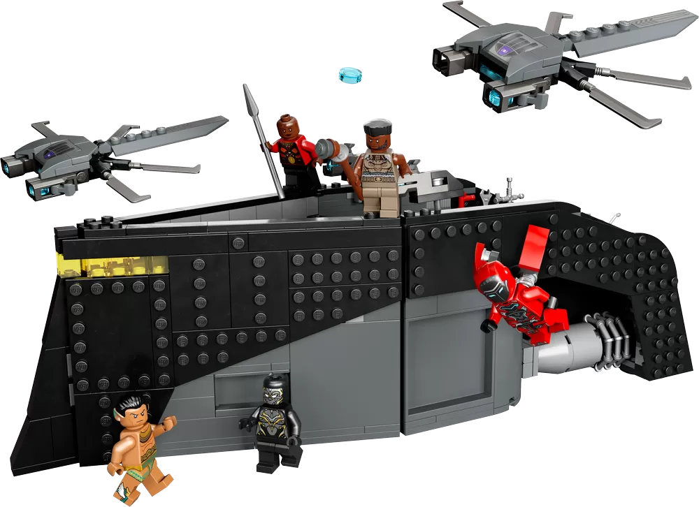 - 76214 SUPER HEROES BLANK PANTHER WAR ON THE WATER