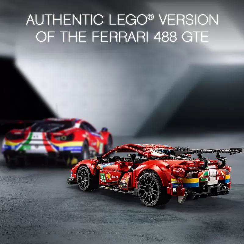 - 42125 TECHNIC FERRARI 488 GTE - AF CORSE #51