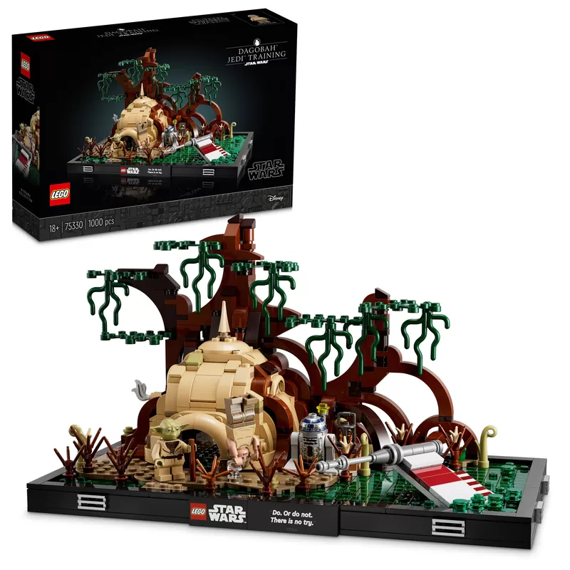 - - DAGOBAH JEDI TRAINING DIORAMA 75330 BUILDING KIT