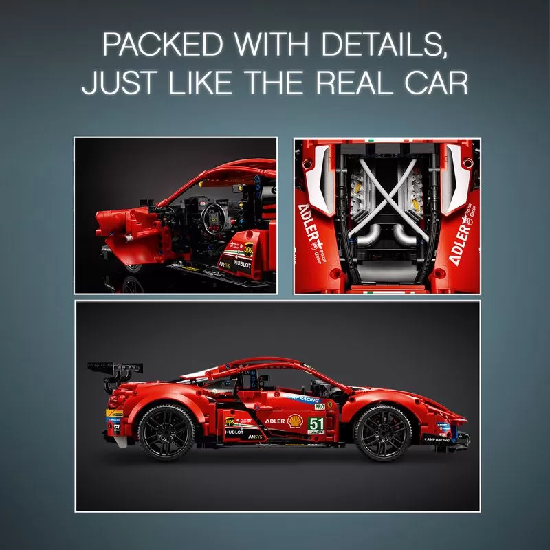 - 42125 TECHNIC FERRARI 488 GTE - AF CORSE #51