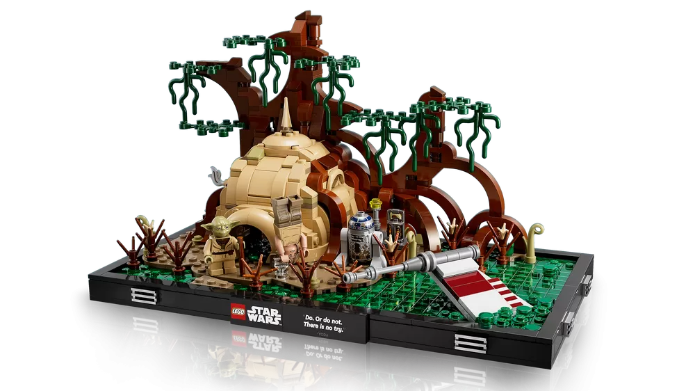 - - DAGOBAH JEDI TRAINING DIORAMA 75330 BUILDING KIT