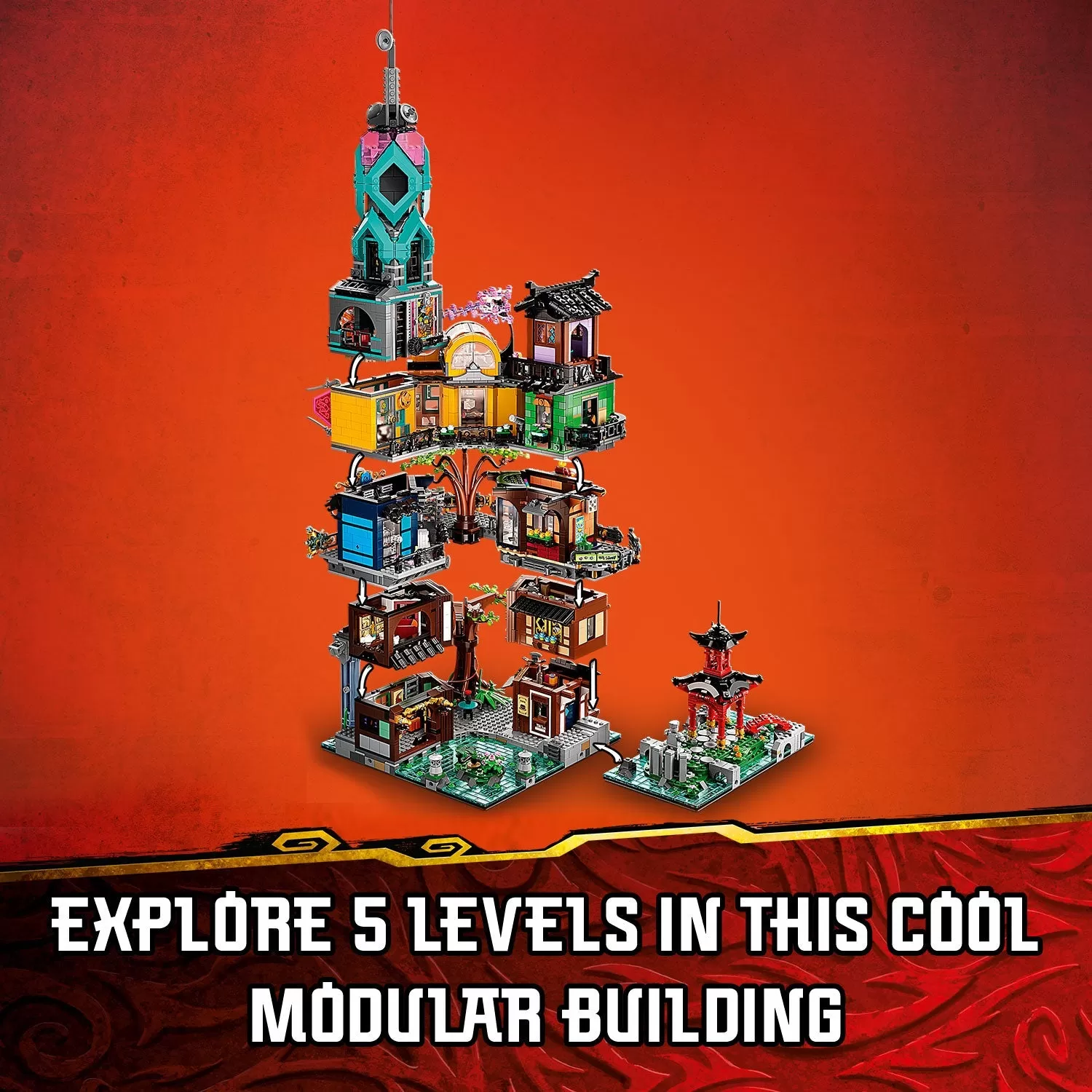 - 71741 NINJAGO CITY GARDENS