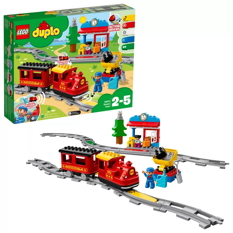 - DUPLO STEAM TRAIN 10874 BUILDING BLOCKS