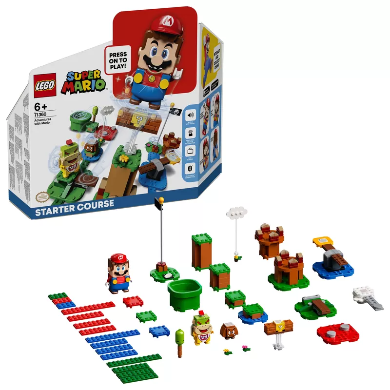 - SUPER MARIO ADVENTURES WITH MARIO STARTER COURSE 71360 BUILDING KIT