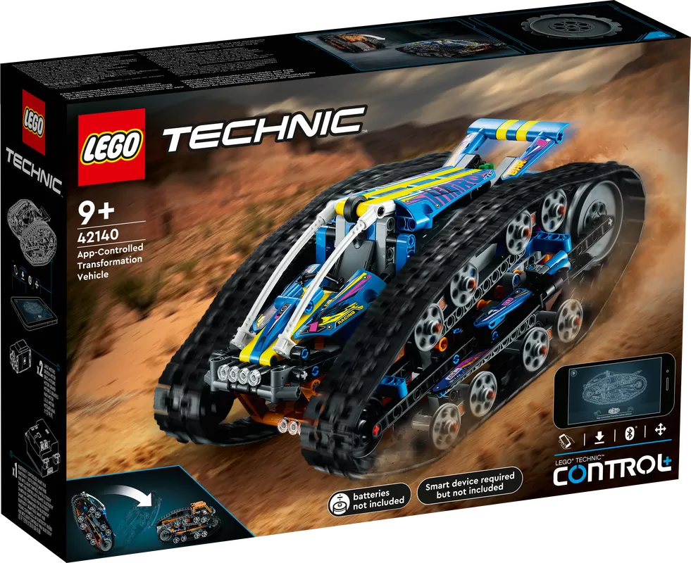 - 42140 TECHNIC APP-CONTROLLED TRANSFORMATION VEHICLE