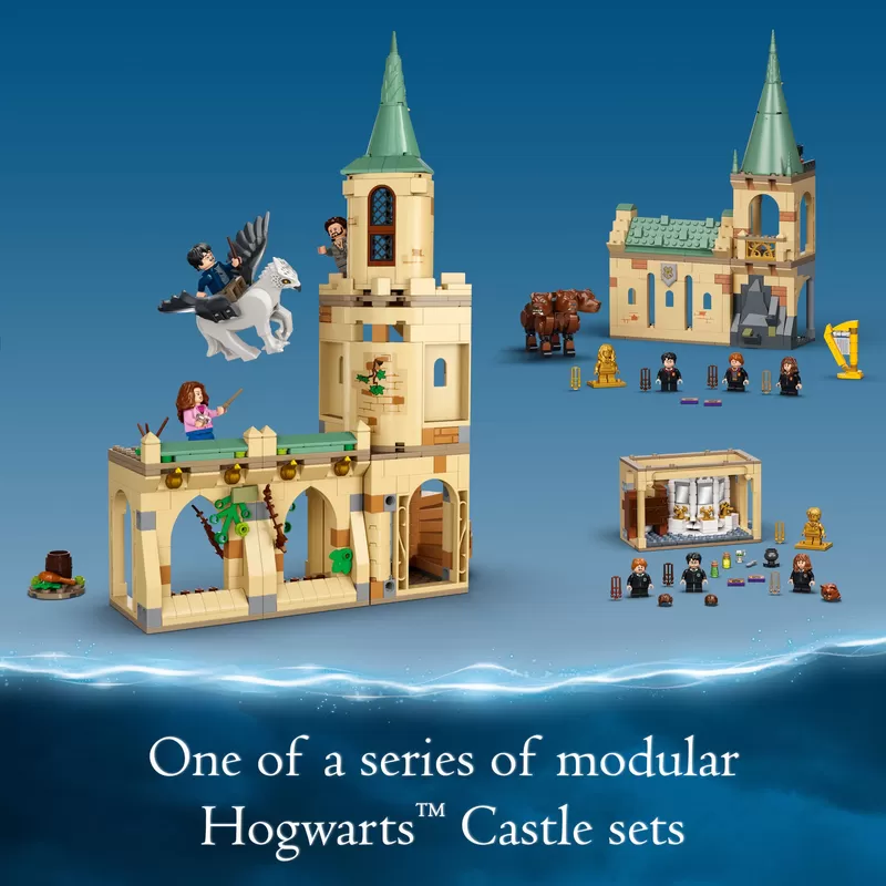 -® 76401 HARRY POTTERTM HOGWARTSTM COURTYARD: SIRIUS’S RESCUE BUILDING KIT